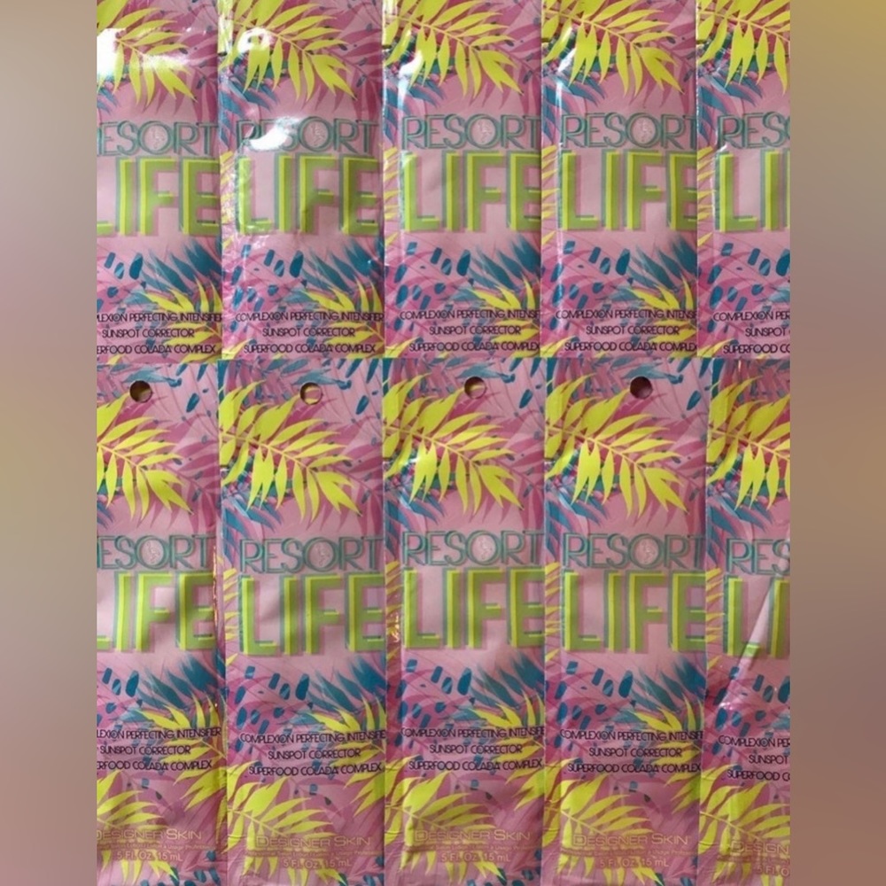 10x Designer Skin Resort Life Tanning Lotion Packets